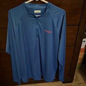 Blue quarter zip Columbia-men’s L